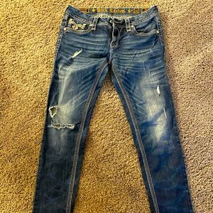 Rock Revival “Drew” Cuffed Skinnies